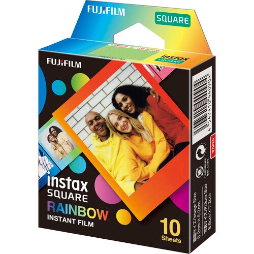 Fujifilm Instax Square Rainbow Film 10 Pack
