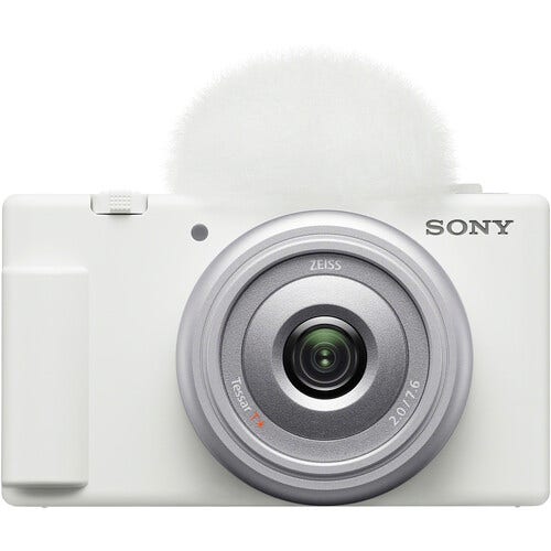 Sony ZV-1F Vlog Camera (White)