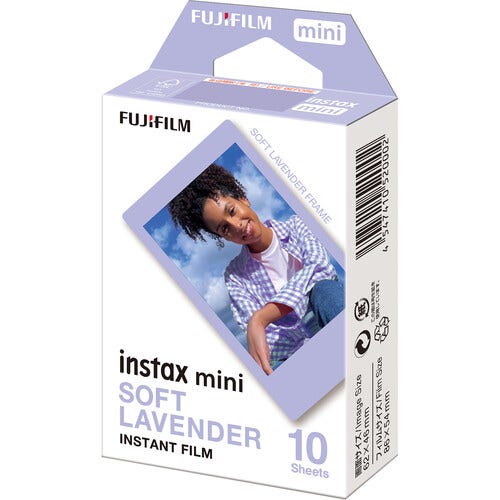 Fujifilm Instax Mini Soft Lavender Film 10 Pack