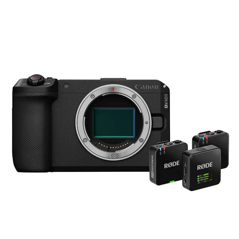 Canon EOS R6 V Body with RODE Wireless GO 3