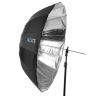 Xlite Deep Parabolic Black / Silver Umbrella 105cm