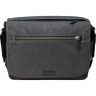 Tenba Cooper 13 DSLR Messenger Bag - Grey Canvas/Black Leather