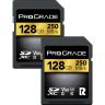 ProGrade Digital 128GB SDXC UHS-II V60 2 Pack Gold Memory Card