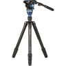 Benro A3883 Reverse-Folding Aluminum Travel Tripod with S6Pro Fluid Video Head