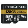 ProGrade Digital 128GB MicroSDXC UHS-II V60 Gold Memory Card with Adapter