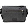 Tenba Cooper 8 Messenger Bag - Grey Canvas/Black Leather