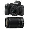 Nikon Z50 Camera Kit with Z DX 16-50mm f/3.5-6.3 VR & 50-250mm VR Lens