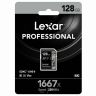 Lexar Professional 128GB 1667x UHS-II SDXC SIlver Series SD Card