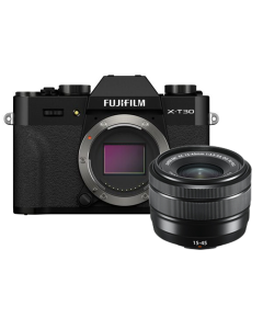 Fujifilm X-T30 II Mirrorless Camera Black + XC 15-45mm Lens