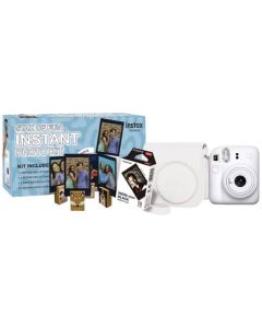 Fujifilm Instax Mini 12 Christmas Bundle - Clay White