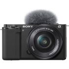 Sony ZV-E10 Mirrorless Camera with 16-50mm Lens - Black