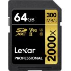 Lexar Professional 64gb 2000X UHS-II SDXC Memory Card