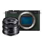 Panasonic LUMIX S9 Camera with Sigma 17mm f/4 Lens - Dark Olive