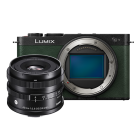 Panasonic LUMIX S9 Camera with Sigma 45mm f/2.8 Lens - Dark Olive