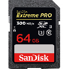 SanDisk Extreme PRO SD 64GB 300MB/S UHS-II Memory Card