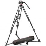 Manfrotto 546GB Alu Twin Leg Tripod Kit with 502 Fluid Video Head