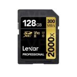 Lexar Professional 128gb 2000X UHS-II SDXC Memory Card