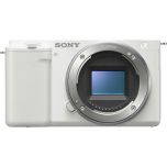 Sony ZV E10 Mirrorless Camera Body (White)