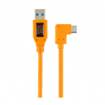 Tether Tools Tetherpro USB 3 To USB-C R/A Pigtail 50cm Hi-Vis - Orange