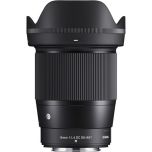 Sigma 16mm f/1.4 DC DN Contemporary Lens For Fuji X-Mount