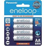 Eneloop AA Solar Rechargeable Batteries 4 Pack