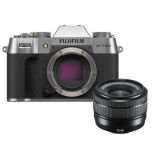 Fujifilm X-T50 Mirrorless Camera Silver + XC 15-45mm Lens