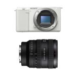 Sony ZV-E10 White with FE 16-25mm f/2.8 G Lens