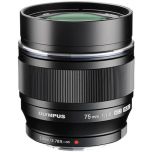 Olympus M.Zuiko ED 75mm f/1.8 Lens - Black