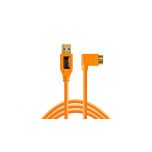 Tether Tools TetherPro USB 3 Micro-B Right Angle 4.6m Cable Orange