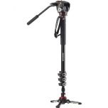 Manfrotto XPro Video 4 Sections Monopod with 2-Way Head