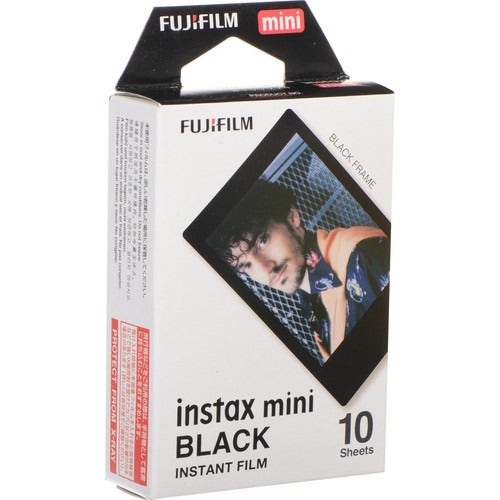 Fujifilm Instax Mini Instant Film - Black Border (10 Pack)