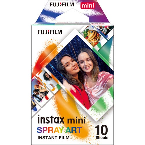 Fujifilm Instax Mini Spray Art Film 10 Pack