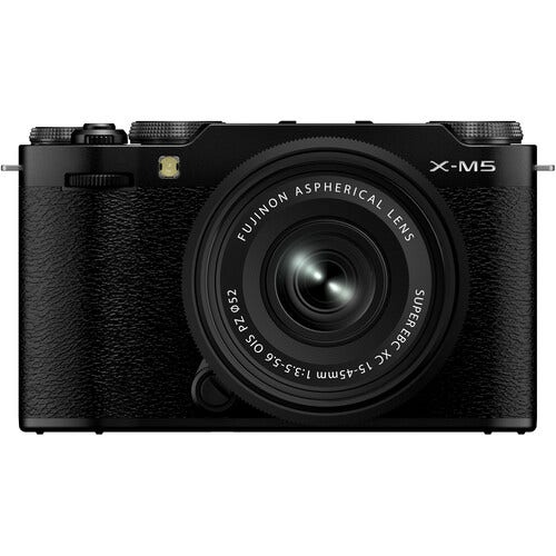 Fujifilm X-M5 Mirrorless Camera with XC 15-45mm Lens - Black