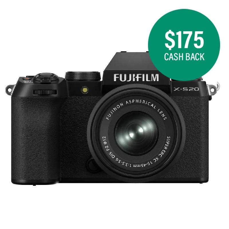 Fujifilm X-S20 Mirrorless Camera with XC 15-45mm Lens Kit