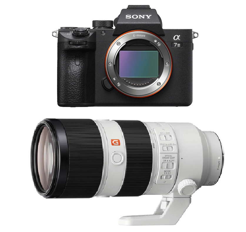 Sony Alpha a7III with Sony Zeiss 70-200mm GM Lens