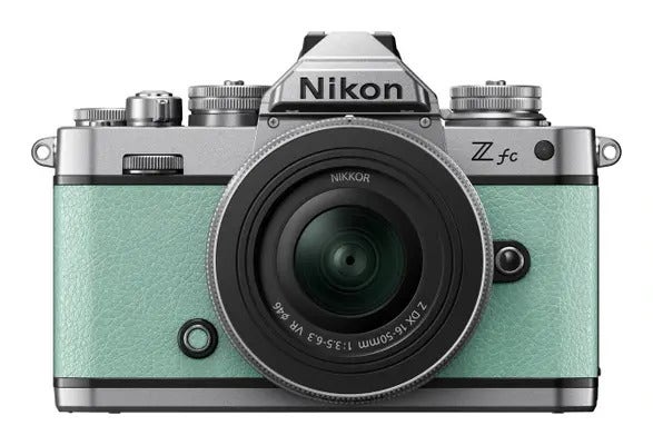 Nikon Z fc Green + NIKKOR Z DX 16-50mm VR Silver Mirrorless Camera Kit