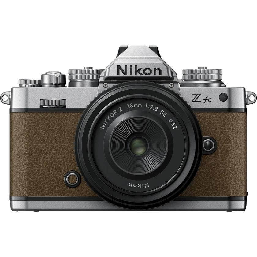Nikon Z fc Walnut Brown + NIKKOR Z 28mm f/2.8 (SE) Mirrorless Camera Kit