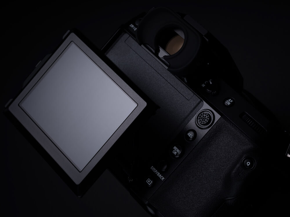 LCD of the GFX50S Mk II camera