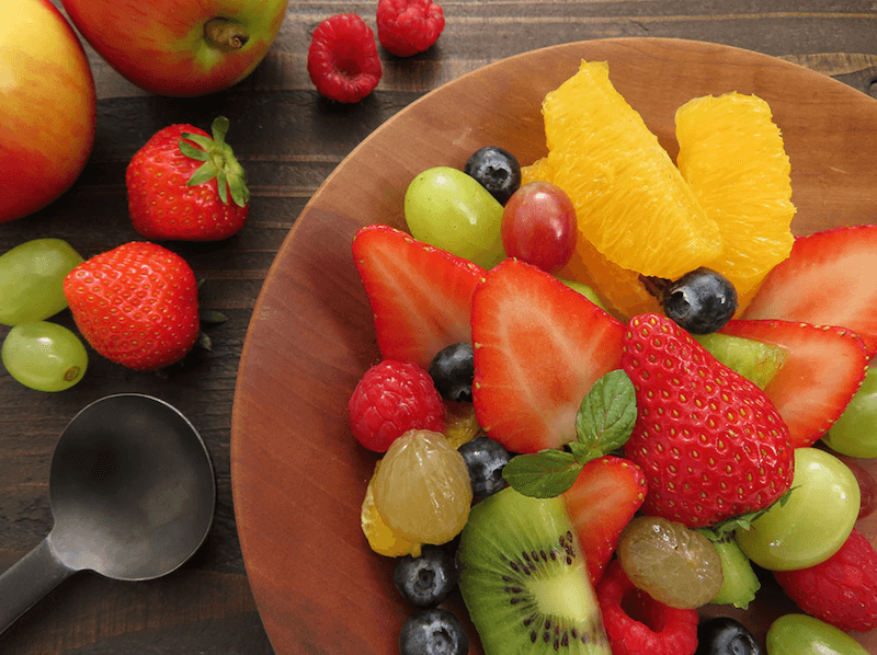 Assorted fruits, taken using the Canon PowerShot SX740 HS