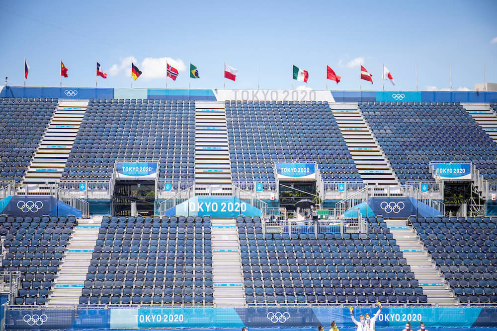 Empty Olympic Venue, photo by Tim Clayton