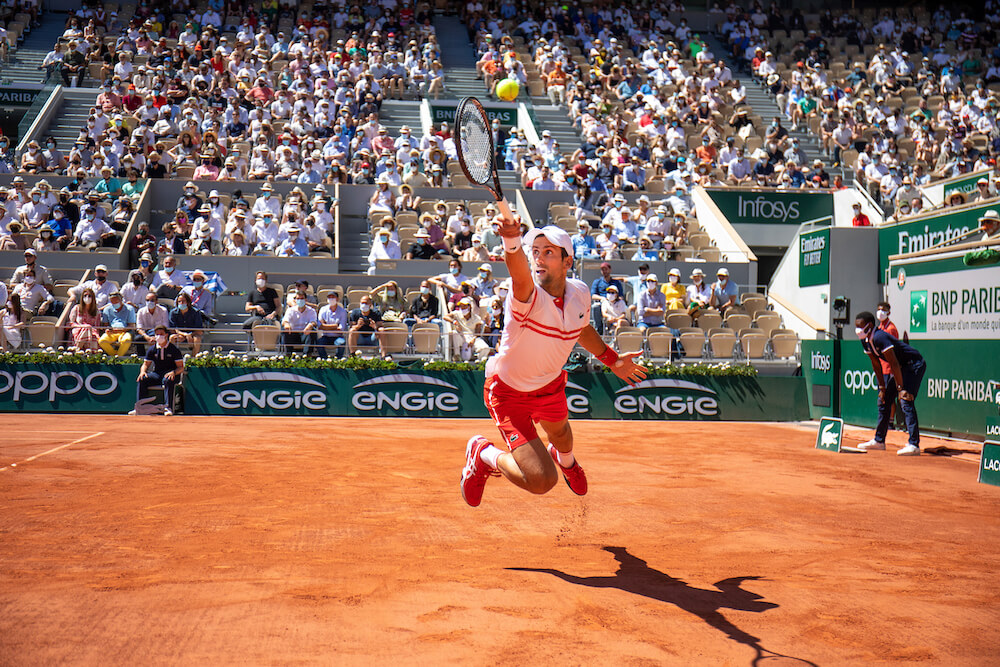 Tennis player, taken by Tim Clayton