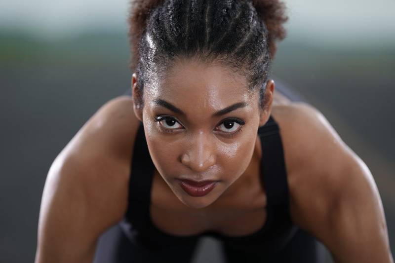 Portrait of an athlete, photo taken using the Sony 70-200mm f/2.8 GM OSS Mark II Lens