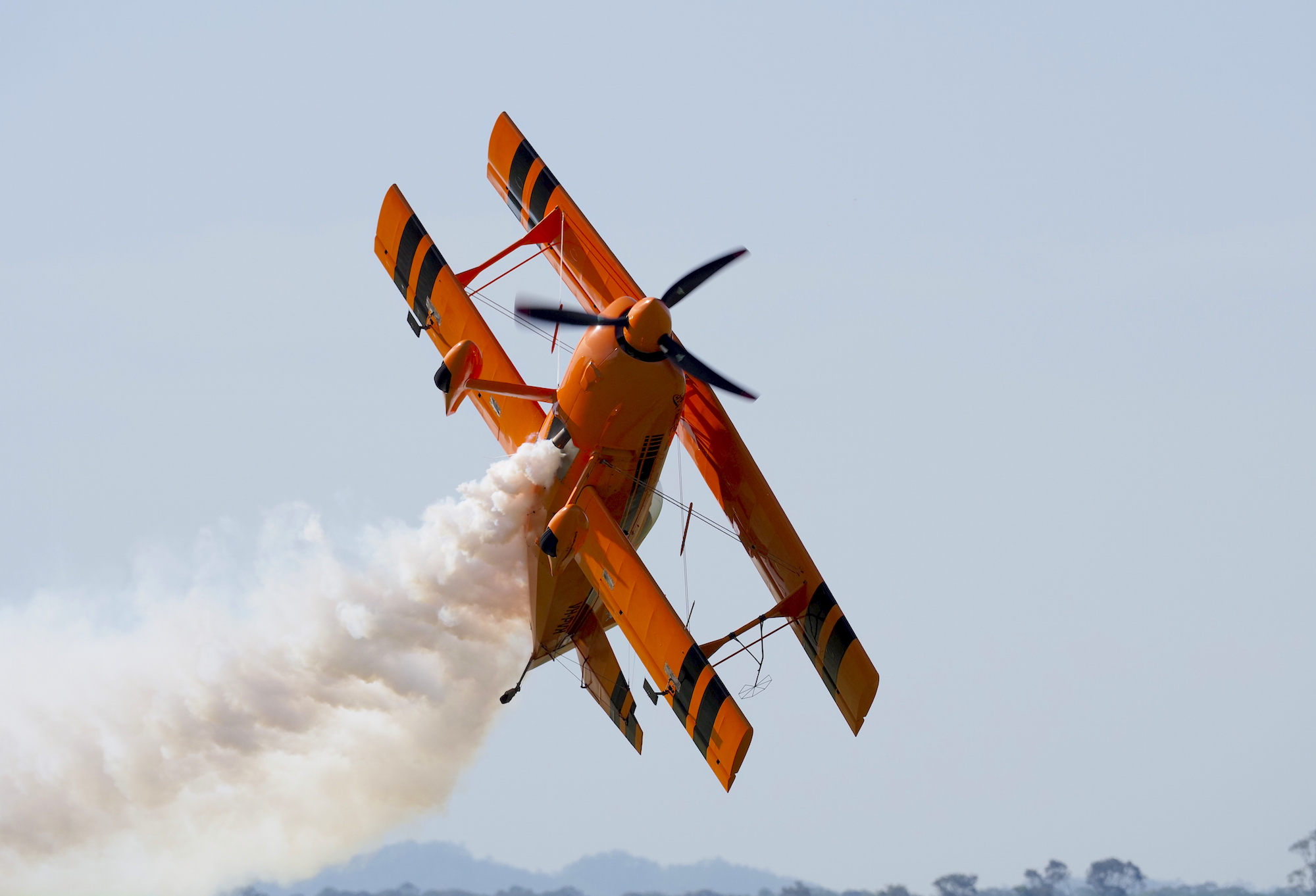 plane doing a aerial display