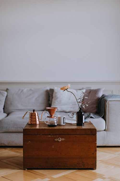 interior and real estate photography of the living room