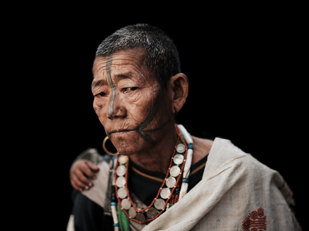 portrait of an old tribal man