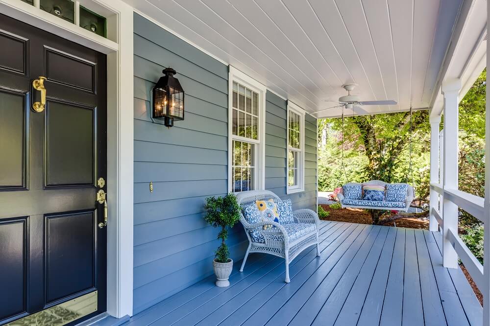 real estate photography of the patio