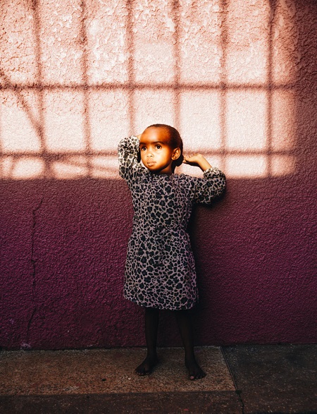 Portrait of a Kid in a Ugandan Orphanage