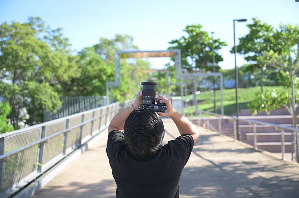 photographer taking pictures using nikor z lens