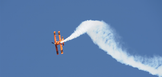 plane doing a aerial display