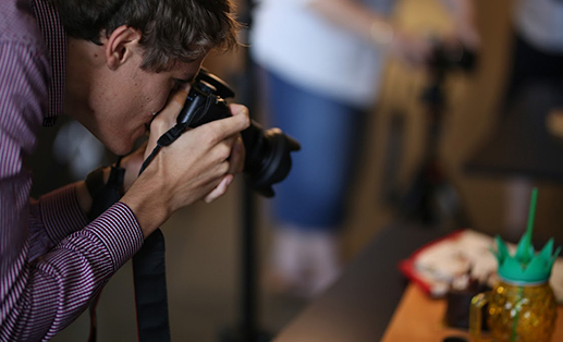 photographer taking a photo